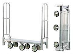 NEW AGE INDUSTRIAL Platform Truck: 1,200 lb, 59 in L x 18 in W x 9 1/8 in H Deck, Polyurethane (MPN BDT18566). Key specifications — Brand: NEW AGE INDUSTRIAL; Caster/Wheel Configuration: (4) Swivel; Color: Silver; Caster Wheel Width: 2 in.