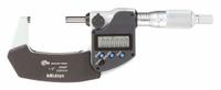 MITUTOYO IP65 Digital Outside Micrometer: 1 in to 2 in /0 mm to 25.4 mm, Inch/Metric, IP65 (MPN 293-341-32). Key specifications — attr1182744: 0.00005 in/0.001 mm; attr1182751: Certificate of Inspection; attr1182776: IP65; attr1182741: MITUTOYO; attr1182743: +/- 0.00005 in; attr1182759: Yes.
