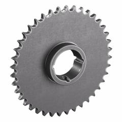 TSUBAKI Sprocket: For 60 Chain, 40 Teeth, 9.559 in Pitch Dia, 9.98 in Outside Dia, Steel, ANSI (MPN 60BTL40). Key specifications — Brand: TSUBAKI; Required Bushing Series: 2012.