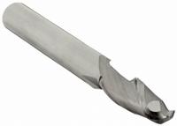 APPROVED VENDOR Ball End Mill: Carbide, 2 Flute, 9/16" Mill Dia, 1-1/4" LOC, 3-1/2" OAL (MPN 221-001120)