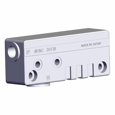 SMC Vacuum Generator: 40 lpm, 8 mm Push-to-Connect, 10 mm Push-to-Connect, ZH13BLA-08-10 - SMC ZH Series Box Type Vacuum Generators