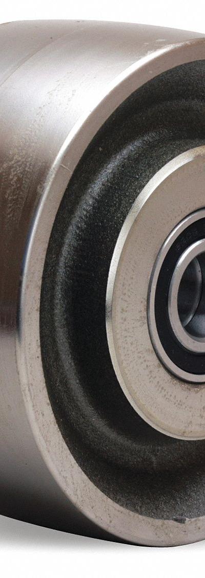 APPROVED VENDOR Caster Wheel: 6 in Wheel Dia - Heat-Resistant Steel Tread Wheels