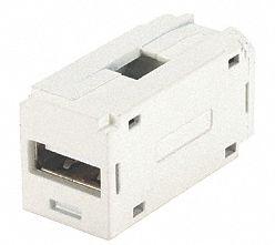 PANDUIT Coupler Module: USB 2.0 Connection, 1 Ports - USB Hubs