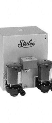 STERLCO Condensate Return System: Simplex, 1/2 hp, 230/460V AC, 30 gal Tank, 50 ft Max. Head, Steel (MPN 41215-G-460V AC). Key specifications — Brand: STERLCO; Tank Material: Steel.