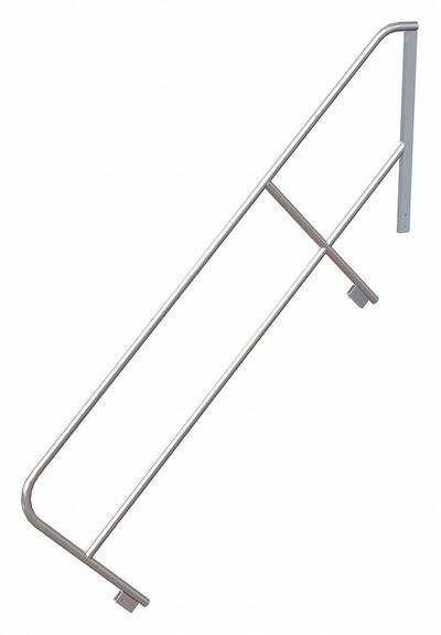TRI-ARC Platform Handrail: 3 ft Overall Ht (MPN MPASHR9) - Stairway Handrails