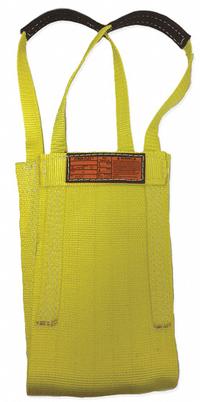 STREN-FLEX Web Sling: Type 9, Nylon, 2 Plies, 4 ft Sling Lg, 12 in Eye Lg, 1 Legs, 16 in Sling Wd (MPN LB2-916-4). Key specifications — Color: Yellow; Brand: STREN-FLEX; Sling Type: Type 9; Tag Type: Wear-Resistant Tag.