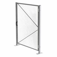 WIRECRAFTERS Woven-Wire Machine Guard Door: 60 in x 36 in, Padlock, (2) Door Posts (MPN HDR355). Key specifications — Includes Mounting Hardware: Yes; Brand: WIRECRAFTERS; Finish: Enamel; Lock Type: Padlock.