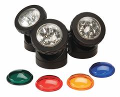 POND BOSS Pond Light: 1.5 W, 12V AC, 10 ft Cord Lg, 3 bulbs (MPN 52369). Key specifications — Lighting Technology: LED; Brand: POND BOSS.