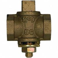 A.Y. MCDONALD Gas plug valve: 1 in Pipe Size, FNPT x FNPT, Brass, For Media LP Gas/Natural Gas (MPN 10596 1"). Key specifications — Body Material: Brass; Brand: A.Y. MCDONALD; Connection Type: FNPT x FNPT.