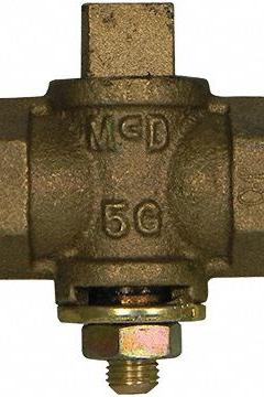 A.Y. MCDONALD Gas plug valve: 1 in Pipe Size, FNPT x FNPT, Brass, For Media LP Gas/Natural Gas (MPN 10596 1"). Key specifications — Body Material: Brass; Brand: A.Y. MCDONALD; Connection Type: FNPT x FNPT.