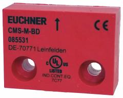 EUCHNER Magnetic Actuator: Magnetically Actuated Safety Interlock Switch, CMS Series (MPN CMS-M-BD). Key specifications — Manufacturer Part Number: CMS-M-BD; Brand: EUCHNER; Compatible Operator: Magnetically Actuated Safety Interlock Switch; Compatible with Series: CMS; Material: Plastic.