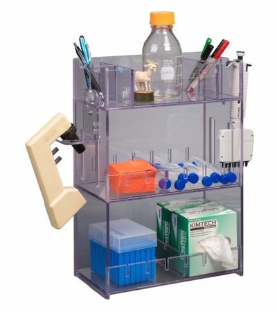 POLTEX Lab Bulk Bin: 6 1/2 in Overall Wd, 18 3/8 in Overall Ht, 12 3/4 in Overall Lg - Lab Organizers