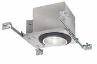 Downlight: New Construction, 4 in Dia, 900 lm, 2700K, 11.6 W, 120V AC (MPN IC1LED G4 09LM 27K 90CRI 120 FRPC). Key specifications — Voltage: 120V AC; Trim Color: Available Separately; Brand: LITHONIA LIGHTING; Ceiling Type: Flat Ceiling; Reflector or Baffle Color: No Reflector or Baffle; Trim Style: Available Separately; Dimmable: Yes; Color Temperature: 2700K.