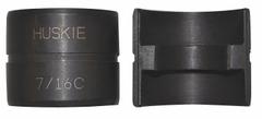 HUSKIE TOOLS Upper and Lower Crimping Die: 7/16 in Copper, Copper Duplex Oval Sleeves, 1 Sizes (MPN 716C). Key specifications — attr511073: Copper Duplex Oval Sleeves; attr511072: Wire Rope; attr473934: HUSKIE TOOLS; attr511069: Blue; attr542116: 7/16 in Copper; attr511066: 13D361.