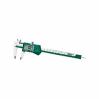 INSIZE Digital Caliper: 8 mm to 150 mm, Cabled, +/-0.0015in/+/-0.03mm Accuracy, Inside Groove (MPN 1191-150). Key specifications — attr1184461: +/-0.03mm; attr1184462: 0.0005 in/0.01 mm; attr1184472: Inside Groove; attr1184496: INSIZE.