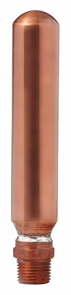 SMITH LIGHT COMMERCIAL Water Hammer Arrestor: 1/2 in Pipe Size, NPT, 6 7/8 in Overall Ht, Copper (MPN 520-T-A). Key specifications — Body Material: Copper; Brand: SMITH LIGHT COMMERCIAL.