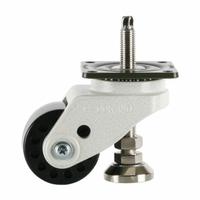 FOOT MASTER Plate Caster: Nylon Tread, 75 mm Wheel Dia, 110 mm Mounting Ht, 1,543 lb Load Capacity (MPN GDH-75-ASF-NYD). Key specifications — Brand: FOOT MASTER; Frame Color: White.