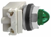 SCHNEIDER Mushroom Head Push Button: Non-Illuminated, Mushroom Head Profile, Non-Metallic, 30 mm (MPN 9001KR9R94H13). Key specifications — Brand: SCHNEIDER; Action: Maintained; Series: 9001K; Push Button Material Type: Non-Metallic.