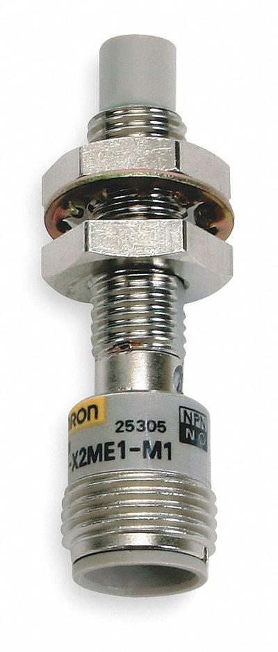 OMRON Inductive Cylindrical Proximity Sensor: Built-in Connector, Shielded, 2 Wires - Cylindrical Sensors with Built-in Connectors