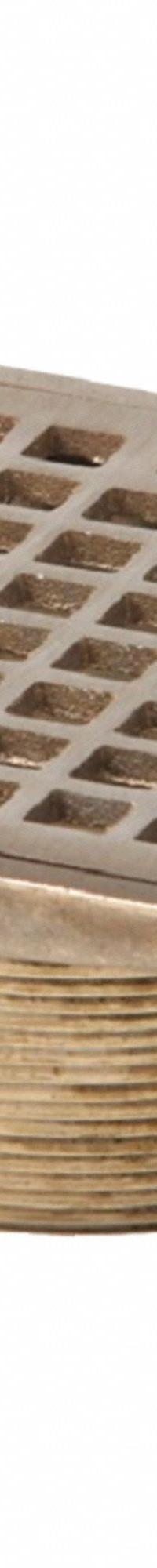 JAY R. SMITH MFG. CO Grate: A, Square, 5 in Overall Wd, 2 1/8 in Overall Ht, Nickel Bronze, Bronze (MPN B05NB). Key specifications — Finish: Nickel Bronze; Brand: JAY R. SMITH MFG. CO; Color Family: Bronze.