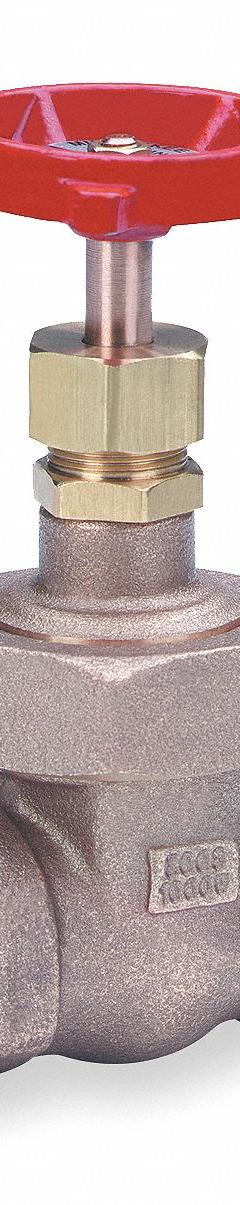 MILWAUKEE VALVE Gate Valve: 1 1/4 in, Bronze, Non-Rising, FNPT x FNPT, 1,000 psi Max. Pressure (CWP) (MPN 1186 1-1/4). Key specifications — Wedge Material: Bronze; Brand: MILWAUKEE VALVE; Bonnet Material: Bronze.