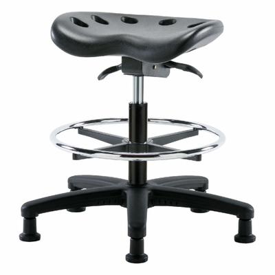 APPROVED VENDOR Tractor Stool: Polyurethane, Ht Range 19 in to 26 1/2 in, 17 in Seat Wd - Polyurethane Lab Stools