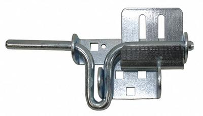 ALLSTAR Slide Lock: Bolting, 1 1/4 in Overall Dp, 2 1/2 in Base Lg, 4 3/8 in Base Wd - Sliding Garage Door Locks