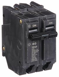 GE Miniature Circuit Breaker: THQL, 60 A, 120/240V AC, Single Phase, 10kA at 120/240V AC, Std (MPN THQL2160). Key specifications — Amps: 60 A; AC Voltage Rating: 120/240V AC; Phase: Single; Max. AIR Rating: 10kA at 120/240V AC; For Use With: Power Mark Gold Load Centers and AQ Lighting Panels.
