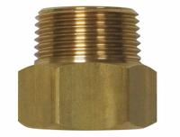 SANI-LAV Hose Adapter: Brass, Brass, 1 1/8 in Overall Lg, 3/4 in Inlet Connection Size, GHT (MPN N32). Key specifications — Inlet Connection Type: GHT; Brand: SANI-LAV; Color/Finish: Brass; Material: Brass; Product Type: Hose Adapter.