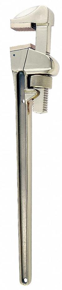 AMPCO Pipe Wrench: Aluminum Bronze, 3 13/16 in Jaw Capacity, Serrated, 18 in Overall Lg, I-Beam (MPN W-213). Key specifications — attr309808: I-Beam; attr309815: Aluminum Bronze; attr324941: AMPCO.