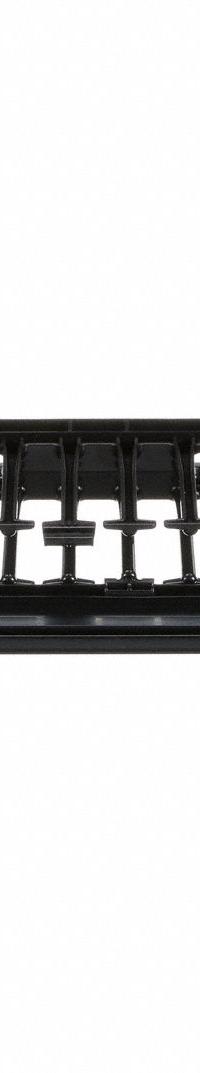 PANDUIT Horizontal Single-Sided Manager: Horizontal, 1 U, Single Side Sides, 6 1/4 in Overall Dp (MPN NMF1). Key specifications — Color: Black; Includes: Covers; Orientation: Horizontal; Brand: PANDUIT; Material: Plastic; Number of Sides: Single Side; Product Type: Single-Sided Manager.