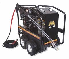 MI-T-M Gas-Powered Pressure Washer: Heavy Duty, Cart, 3,000 psi, 3.5 gpm, Usable Per Week 20 hr (MPN GH-3004-0EGH). Key specifications — attr1034375: No. 1/No. 2 Fuel Oil; attr1034381: Honda; attr1037666: MI-T-M.