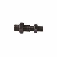 B-TEK Threaded Adapter: Threaded Adapter, 2 1/2 in Overall Lg, 5/8 in Overall Wd, 5/8 in Overall Dia (MPN 985-0084). Key specifications — attr1418884: (2) Jam Nuts; attr1426222: 1/2"-20; attr1426223: 1/2"-20; attr1418877: B-TEK; attr1418890: Threaded Adapter.