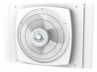 AIR KING Window Fan: 16 in Blade Dia, 22 in H, 34 1/2 in W, 3 Speeds, For 26 1/2 in Window Wd - Min (MPN 9155). Key specifications — Voltage: 120V AC; Number of Speeds: 3; Brand: AIR KING.