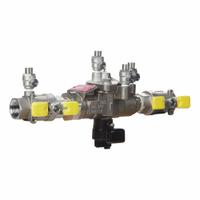 WATTS Backflow Preventer: SS009, Std Configuration, Stainless Steel, 3/4 in Pipe Size, FNPT, Plastic (MPN 3/4 SS009M3-QT). Key specifications — Shut-Off Valve Type: Ball Valve; Connection Type: FNPT.