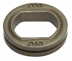 LINCOLN ELECTRIC Drive Roll: 0.045 in, V-Knurl, For Power MIG 140C/180 Dual/180C/210 MP Series (MPN KP2529-3). Key specifications — For Wire Type: Flux-Cored; Brand: LINCOLN ELECTRIC; Manufacturer Part Number: KP2529-3; For Welder Series: Power MIG 210 MP.