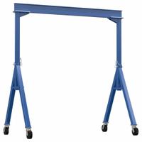 APPROVED VENDOR Fixed Gantry Crane: Fixed Span, Fixed Ht, 4,000 lb Load Capacity, Steel, 10.7 ft (MPN FHS-4-10). Key specifications — Rotating Legs: No; Brand: APPROVED VENDOR; Height Adjustability: Fixed Height; Mobility Under Load: Stationary.