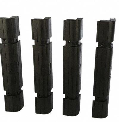 SENTRY Pallet Rack Beam Protector: Black - Strap-On Pallet Rack Beam Protectors