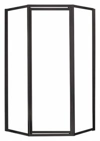 FOREMOST Shower Door: 24 in Max. Door Wd, 16 3/4 in Fixed Panel Wd, 70 in Overall Ht, Framed (MPN TDNA0470-CL-OR). Key specifications — Brand: FOREMOST; Door Frame Finish: Oil Rubbed Bronze.