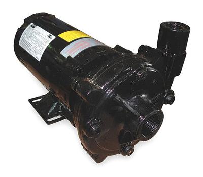 Dayton Centrifugal Pump: 1 hp, 230/460V AC, 100 ft Max Head, 1 1/4 in - 1 to 1-1/2 HP Straight Centrifugal Pumps