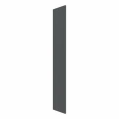HADRIAN Pilaster: Solid Plastic HDPE, Plastic, Slate, 80 1/2 in Ht, 9 in Wd, 1 in Thick (MPN X41009-231). Key specifications — Door Swing: Right Hand In/Left Hand Out; Brand: HADRIAN; Color: Slate; Finish/Texture: Plastic.