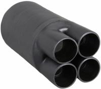 3M Heat Shrink Breakout Boot: 1 Pk, 2.35 in I.D. Before Shrinking, 1 in I.D. After Shrinking, Black (MPN HDBB-420-1-250). Key specifications — Brand: 3M; Color: Black; _Pack Size: 1.