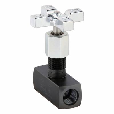 Parker Metering Valve: 8 gpm Max Flow Rate, #8 SAE O-Ring Boss, #8 SAE O-Ring Boss - Precision Needle Flow Control Valves