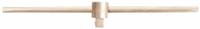 AMPCO Sliding Bar: 3/4 in Drive, 18 in Lg, Smooth Grip, Aluminum Bronze, Unfinished (MPN T-3/4). Key specifications — attr1205663: Unfinished; attr1205652: AMPCO; attr1205649: Smooth; attr1205662: Aluminum Bronze.