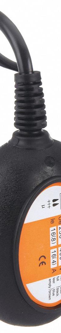 MADISON Float Switch: Wide-Angle, Normally Open or Normally Closed (Pump Down or Up), 250V AC, 16 A (MPN M4546). Key specifications — Rated Voltage: 250V AC; Brand: MADISON; Electrical Connection: 3-Wire.
