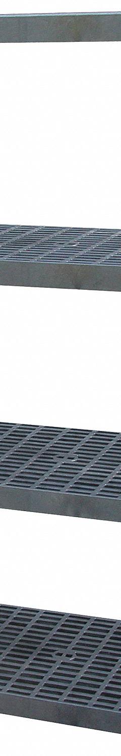STRUCTURAL PLASTICS Plastic Shelving: 36 in x 24 in, 75 in Overall Ht, 4 Shelves (MPN S3624X4). Key specifications — Resistance Properties: Corrosion-Resistant; Frame Material: Plastic; Shelving Material: High Density Polyethylene; Brand: STRUCTURAL PLASTICS.