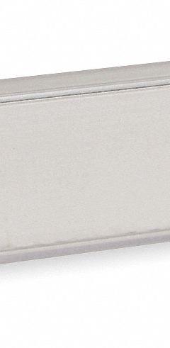 STANLEY VIDMAR Label Holder: 2 1/8 in x 5/8 in, Clear, Slide-In, 1 Label Holders, Snap-On, Plastic (MPN BLH02). Key specifications — Color: Clear; Label Attachment Type: Slide-In; Finish: Unfinished; Mounting Type: Snap-On; Material: Plastic; Brand: STANLEY VIDMAR.