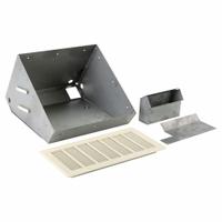 BEACON MORRIS Hydronic Kickspace Heater Cabinet: 15 7/8 in Overall Ht (MPN FK42). Key specifications — Overall Dimensions - H x W x D: 15-7/8 in x 14-7/16 in x 11 in; Color: White; Brand: BEACON MORRIS; Rough-In Dimensions - H x W x D: 14-7/16 in x 14-7/16 in x 11 in; Compatible Grainger Part Number: 4E448.