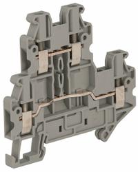 SCHNEIDER Terminal Block: DIN Rail Mounting Type, Screw Clamp Wire Termination, 4 Wire Terminals (MPN NSYTRV24D). Key specifications — Brand: SCHNEIDER; For Minimum Wire Size: 26 AWG.