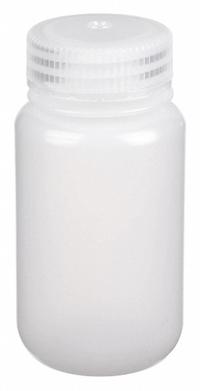 APPROVED VENDOR Sampling Bottle: HDPE, 4 fl oz, 125 mL, Natural, 24-415 mm Screw Closure Size (MPN 3TRV9). Key specifications — Body Color: Natural; Closure Attached: Attached; Brand: APPROVED VENDOR; Pre-Cleaned: Trace Metals; Closure Included: Yes.